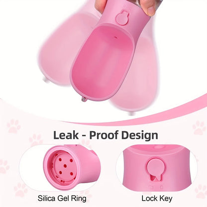 3 in 1 Dog Water Bottle | PawKit Portable Dog Cup